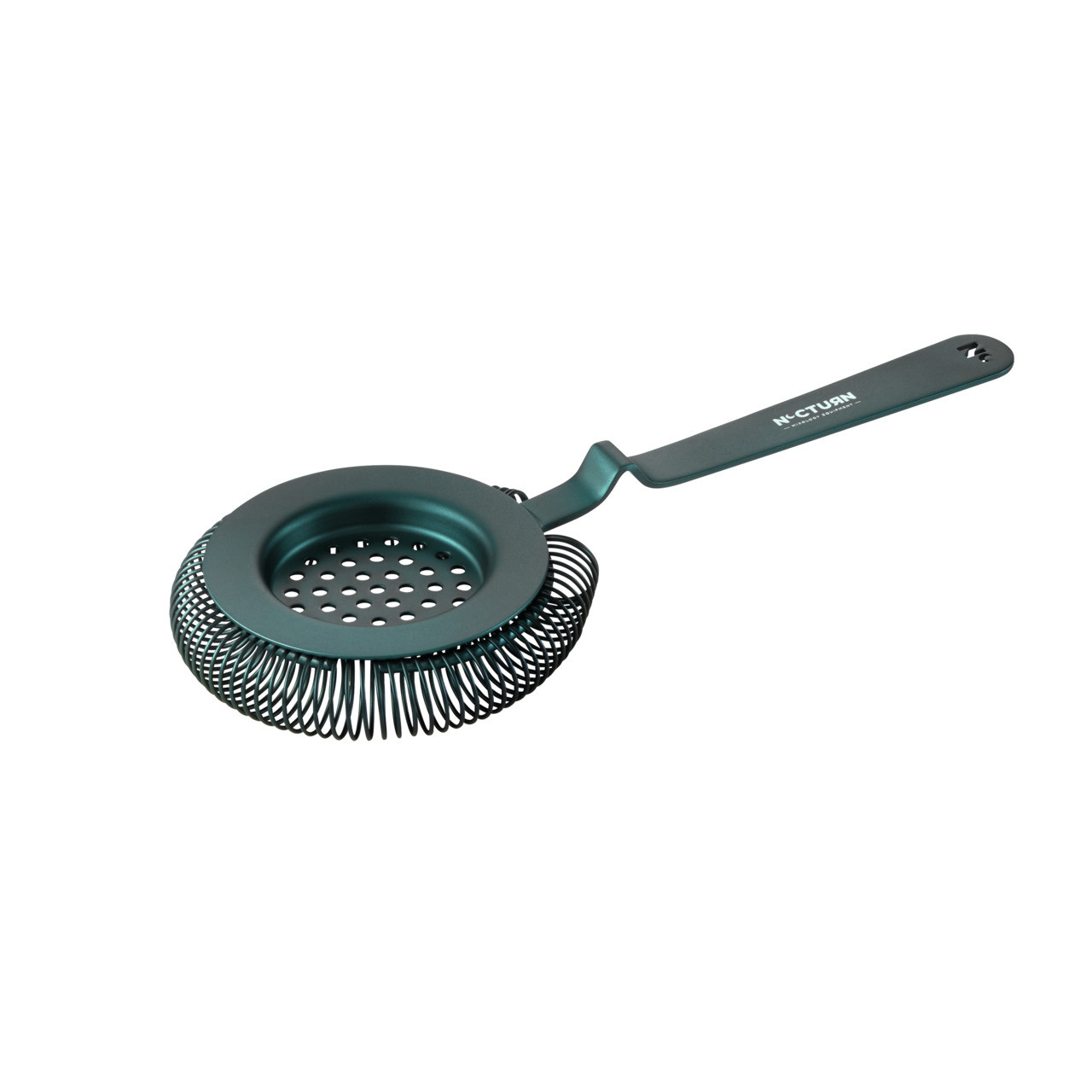 Barsieb mit Feder ø 85 mm blau matt